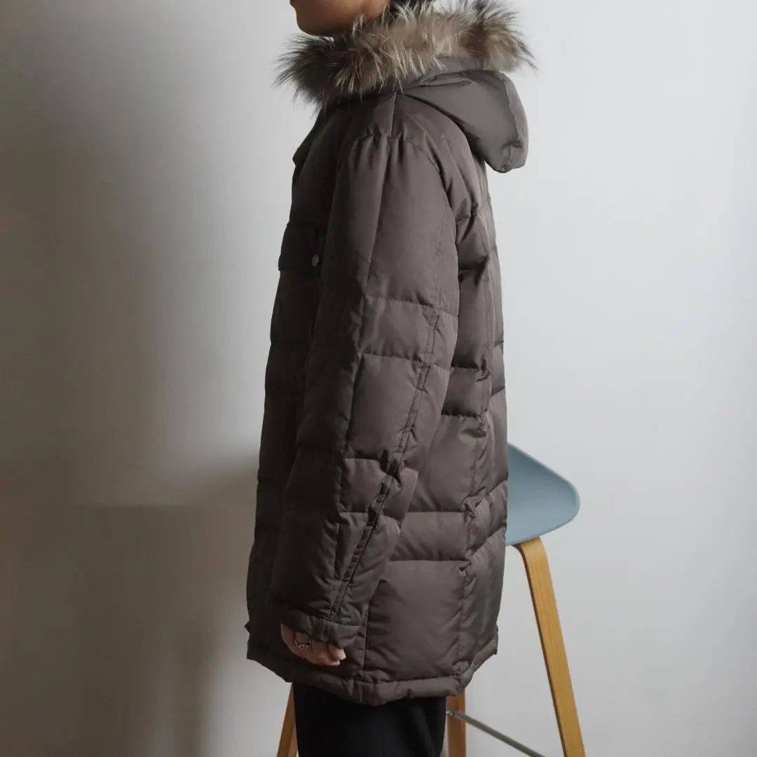 LANVIN COLLECTION Down Jacket Fur Hood /QW251