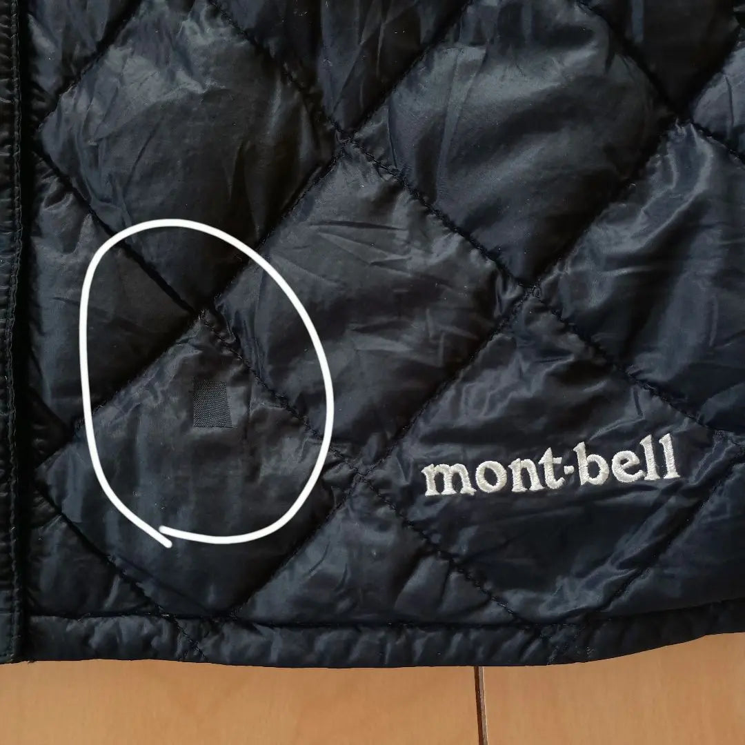 L ◆ Montbell Sperio Down Camiseta de cuello redondo para mujer 1797 de manga corta con plumón