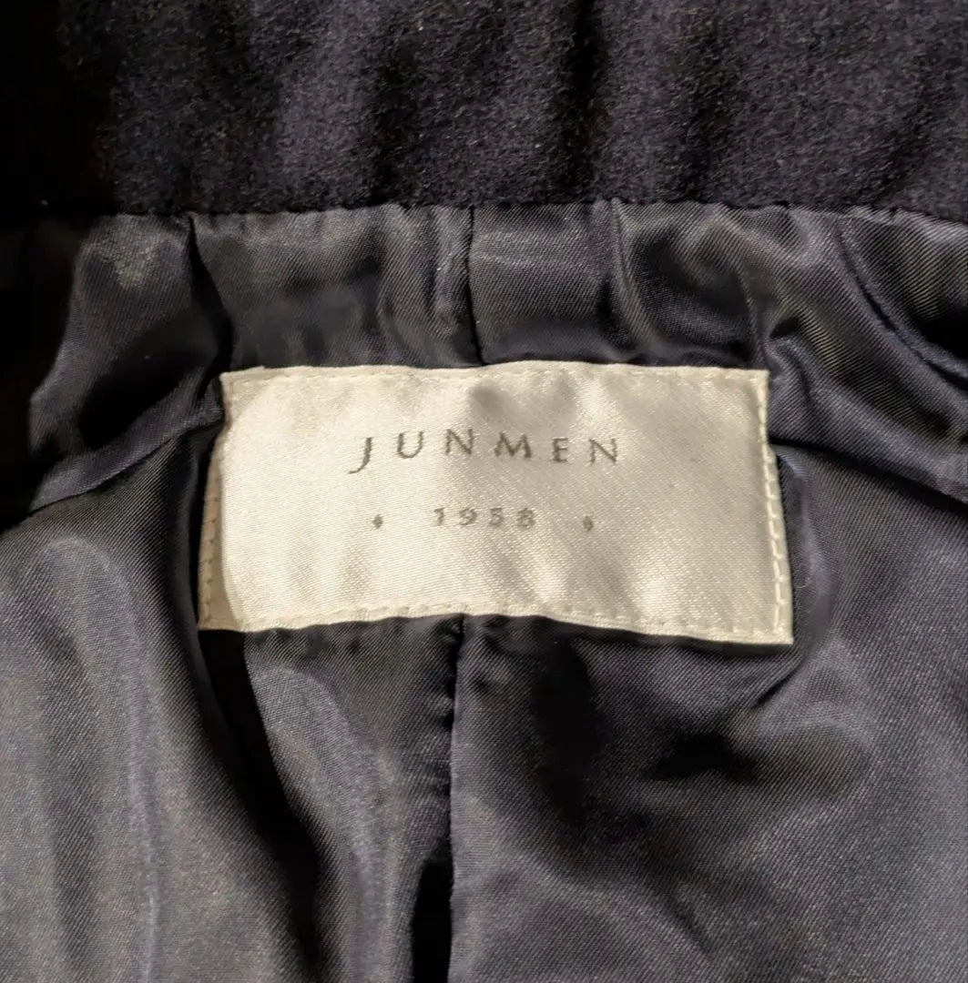 Unused Junmen Wool Jacket Navy Business Office Casual