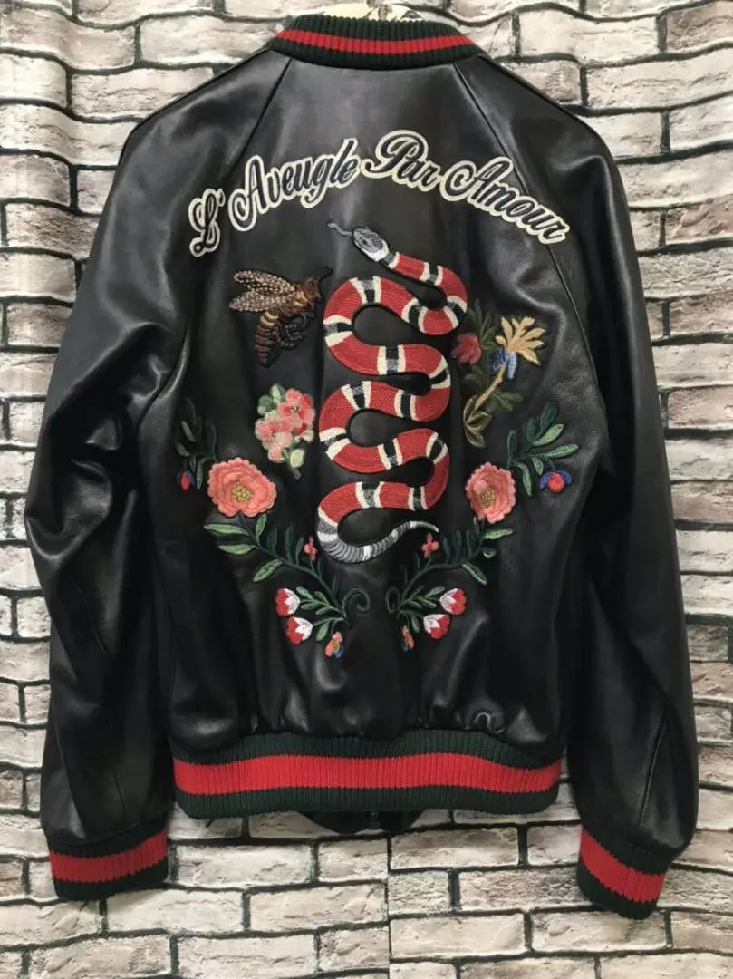 Gucci ★ Chaqueta bomber de cordero personalizada Bucks Nek Pen | Bricolaje