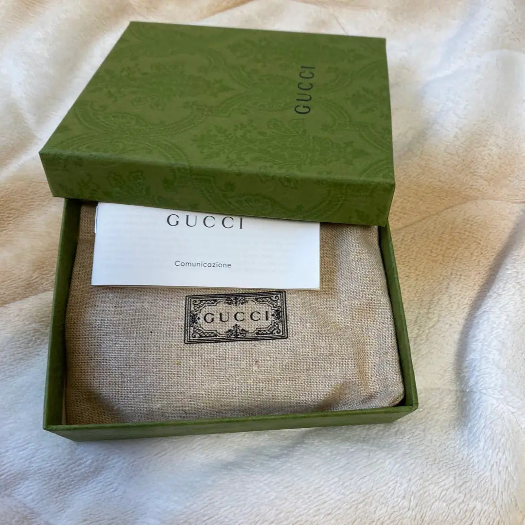 GUCCI Embossed Leather Money Clip