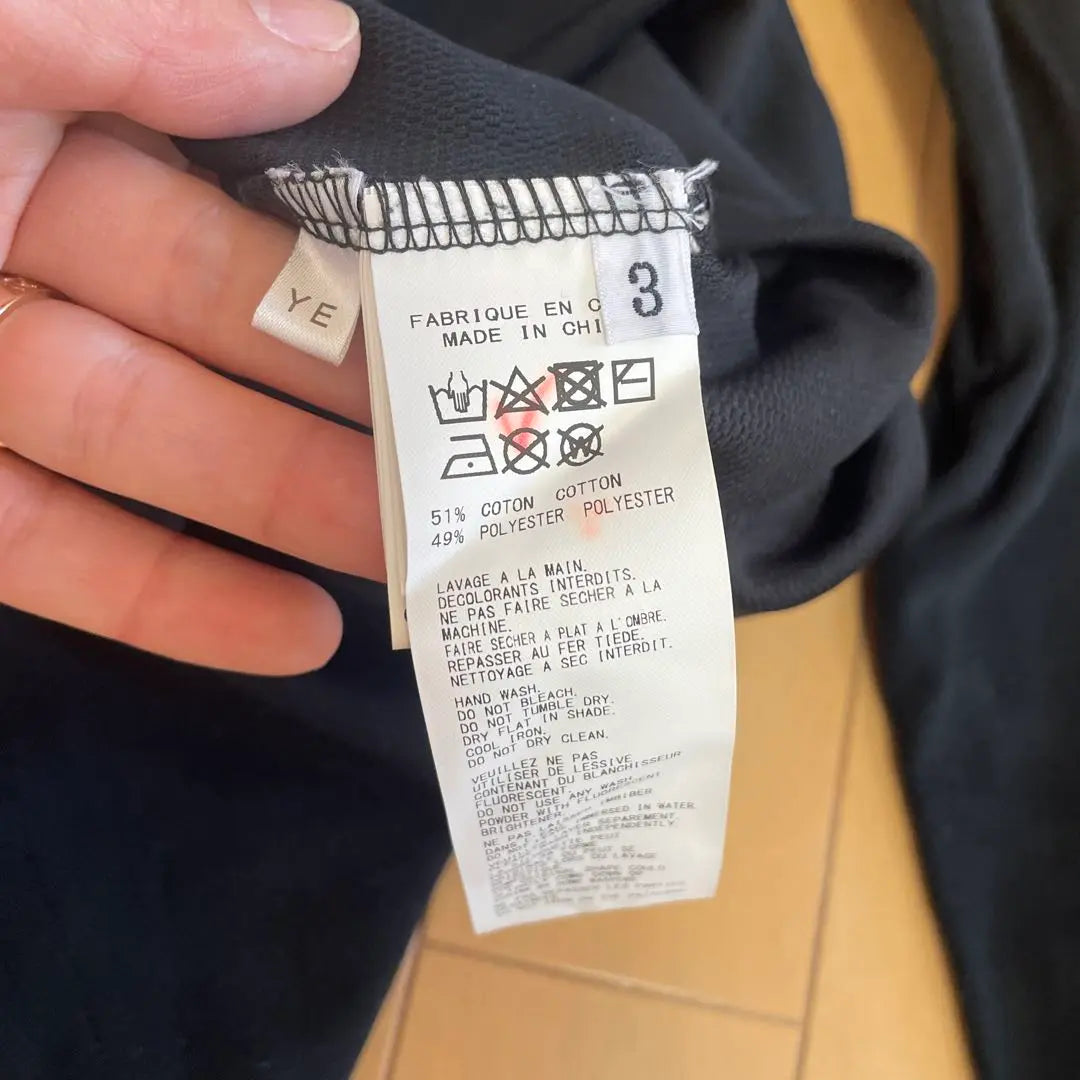 Nueva reducción de precio *Camiseta larga Yohji Yamamoto Newera talla 3