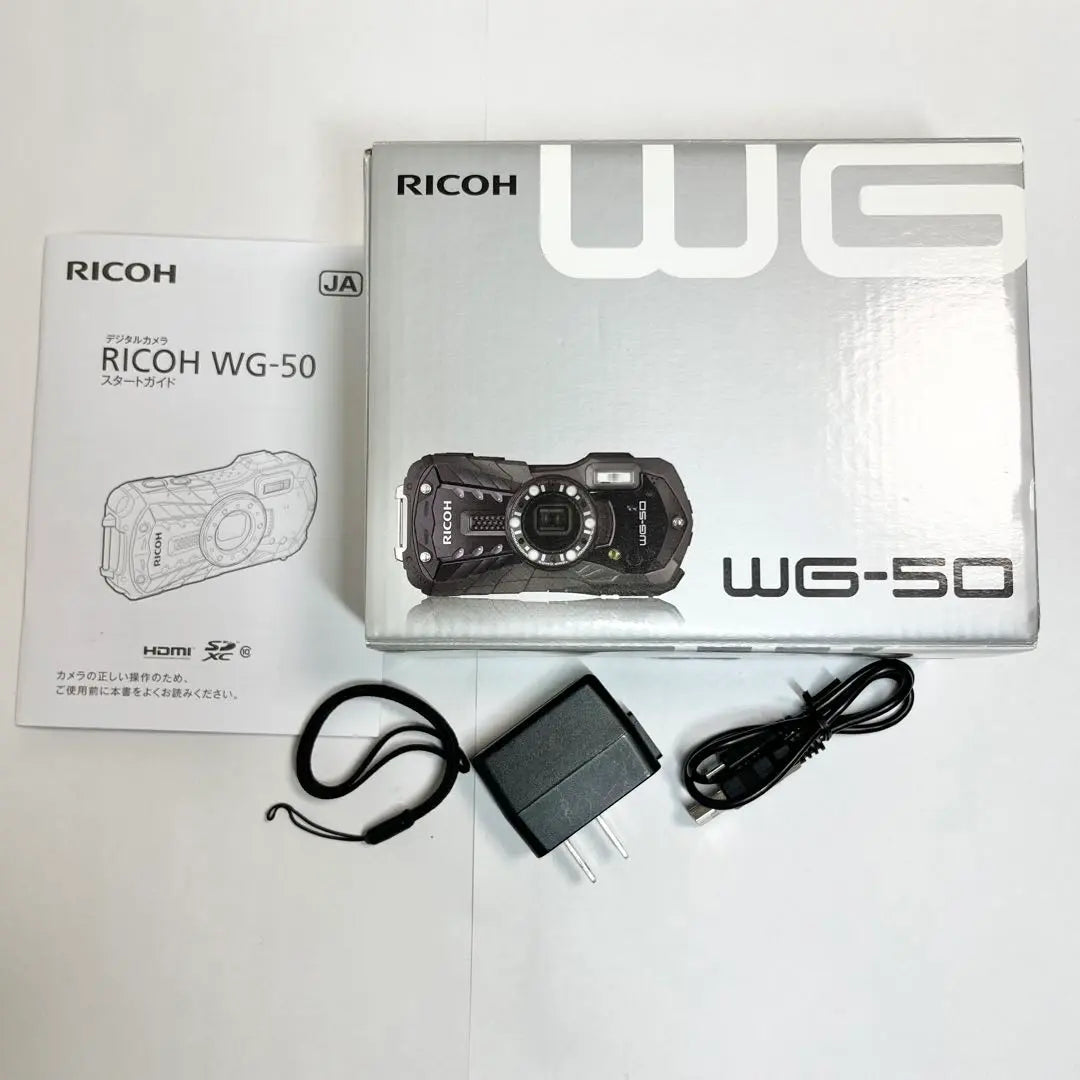 RICOH WG-50 Orange Digital Camera Waterproof