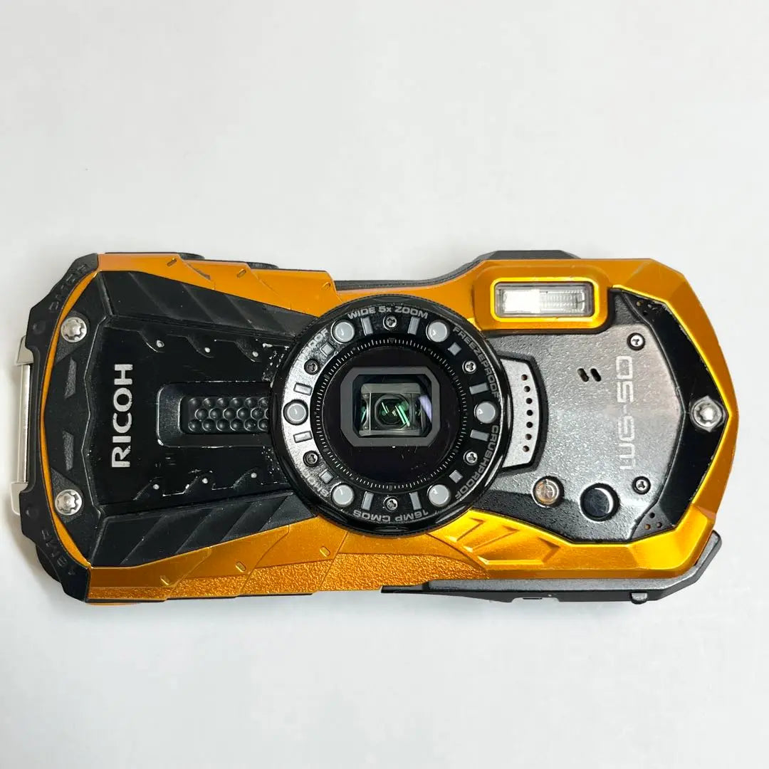 RICOH WG-50 Orange Digital Camera Waterproof