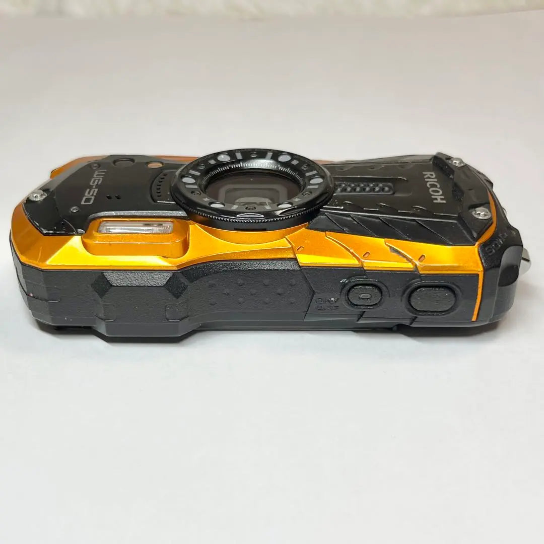 RICOH WG-50 Orange Digital Camera Waterproof