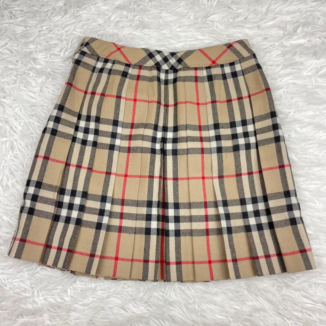 Unused grade✨Burberry London✨Nova Check✨Pleated skirt✨140✨Entrance graduation ceremony