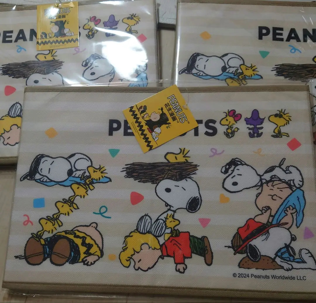 Snoopy Storage Box, 3 Sets of the same pattern