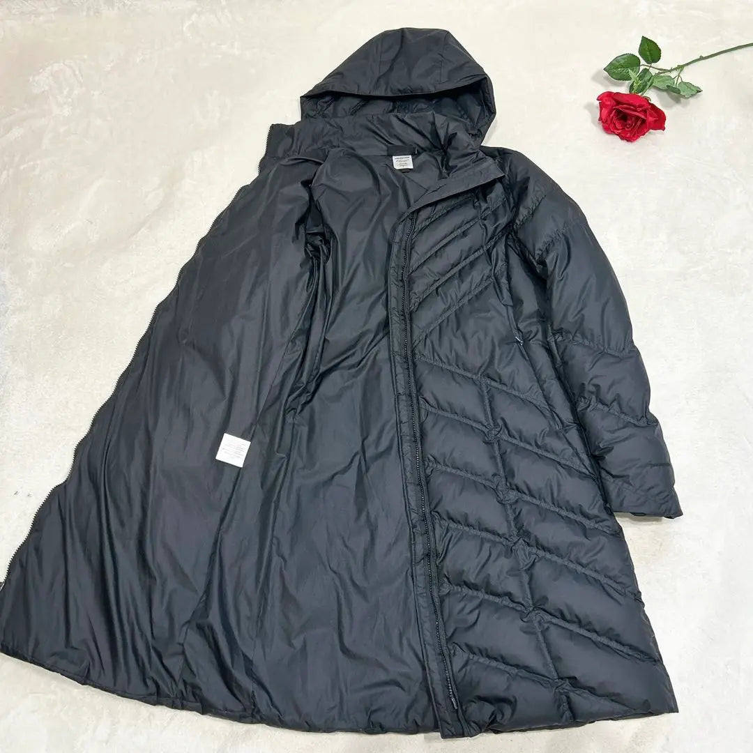 Como nuevo ✨ Patagonia Down Coat Negro Negro Mujer Largo