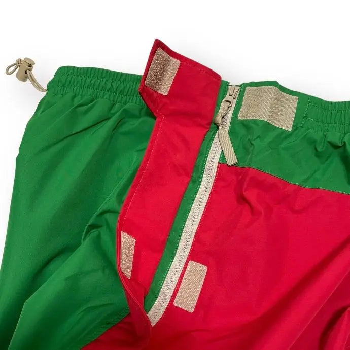 Gucci x North Face Collaboration Nylon Pants Green/Red Domestic Genuine Product