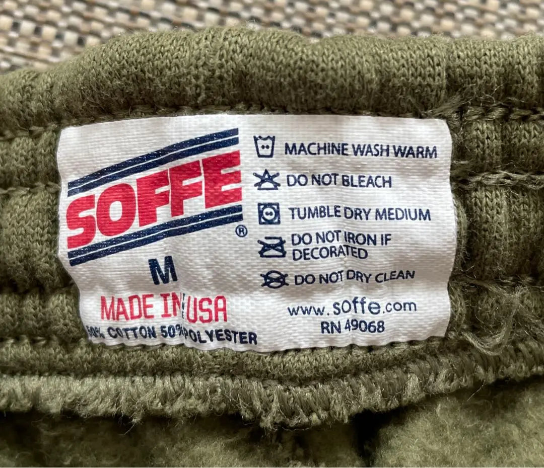 ★Made in USA 90s SOFFE Military Sweatshirt Pants Training Pants