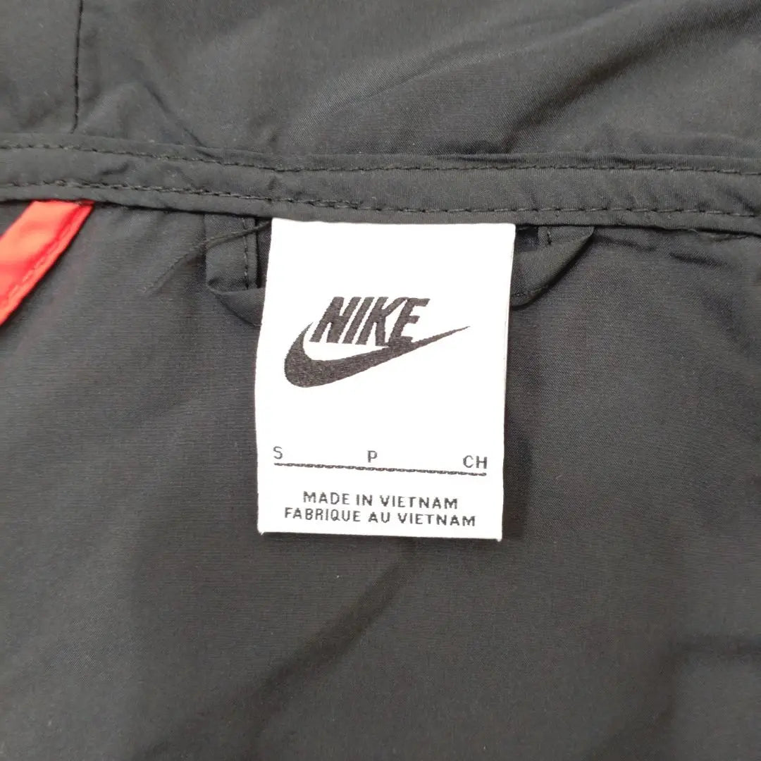 Nike Hooded Windbreaker Red/Black 140cm