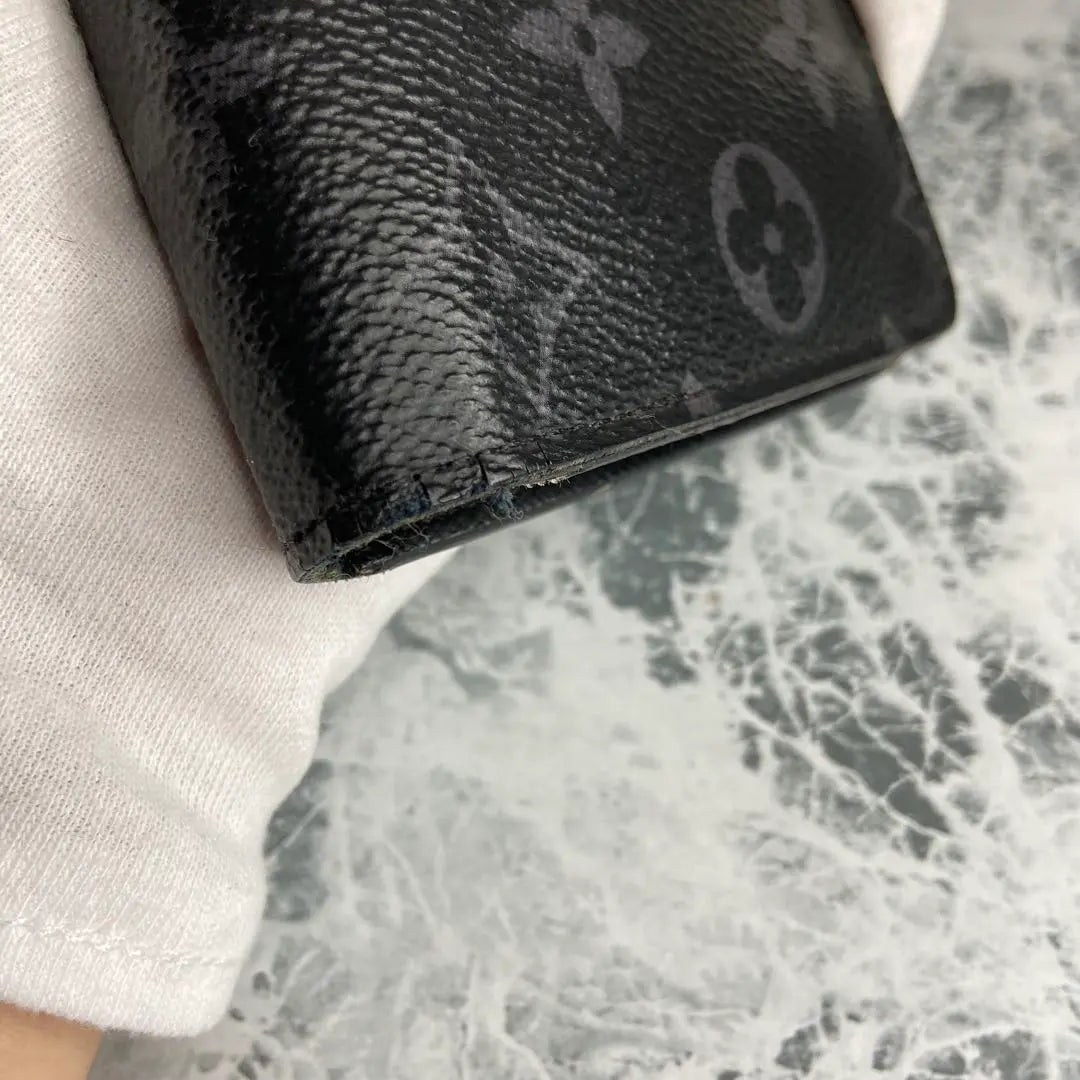 ✨LOUIS VUITTON✨ Louis Vuitton Long Wallet Bi-fold Eclipse