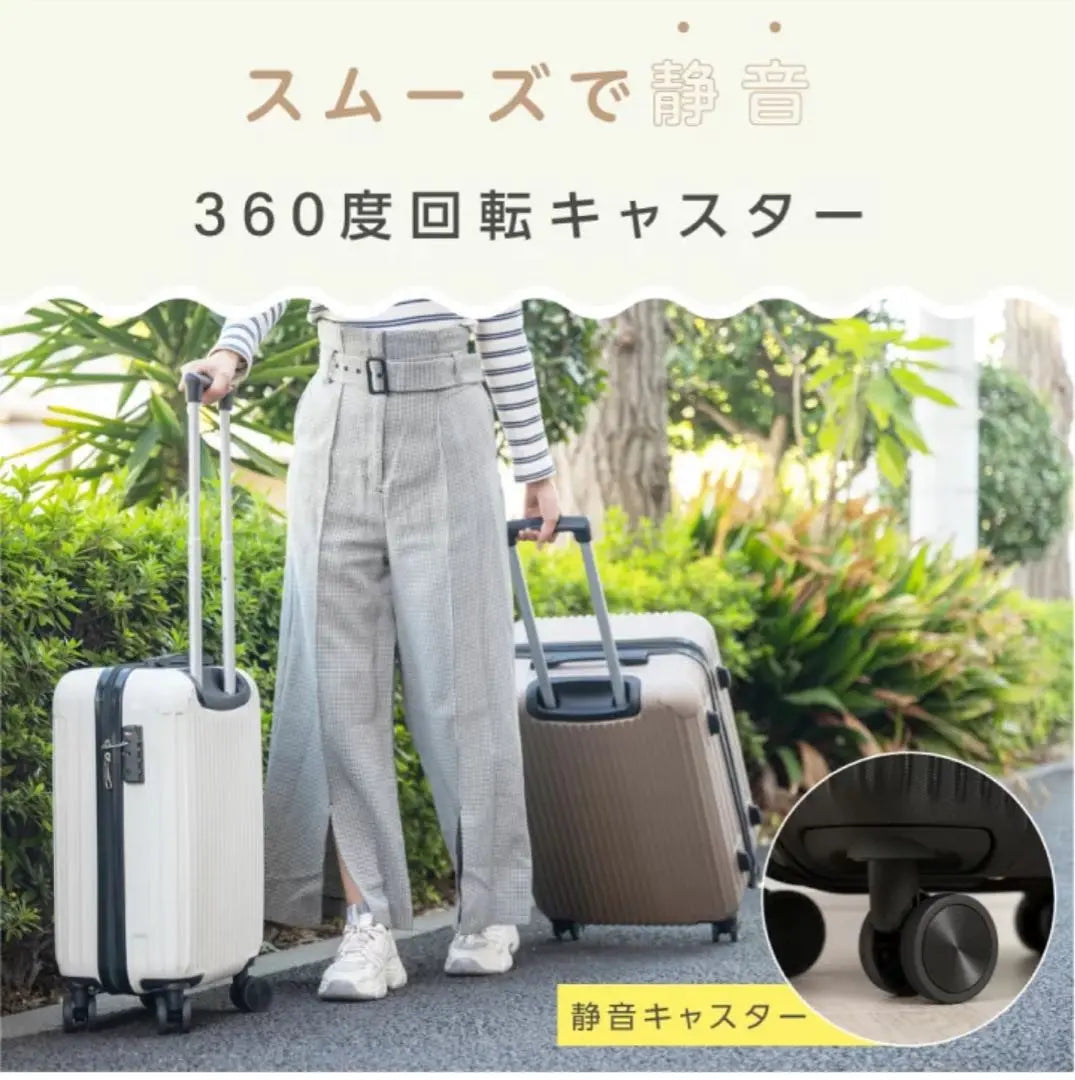 Suitcase Carry Case S 35L Carry Bag Lightweight Large Capacity TSA