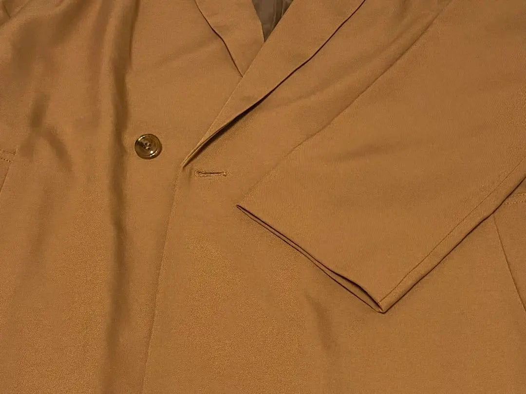 Outer trench coat camel