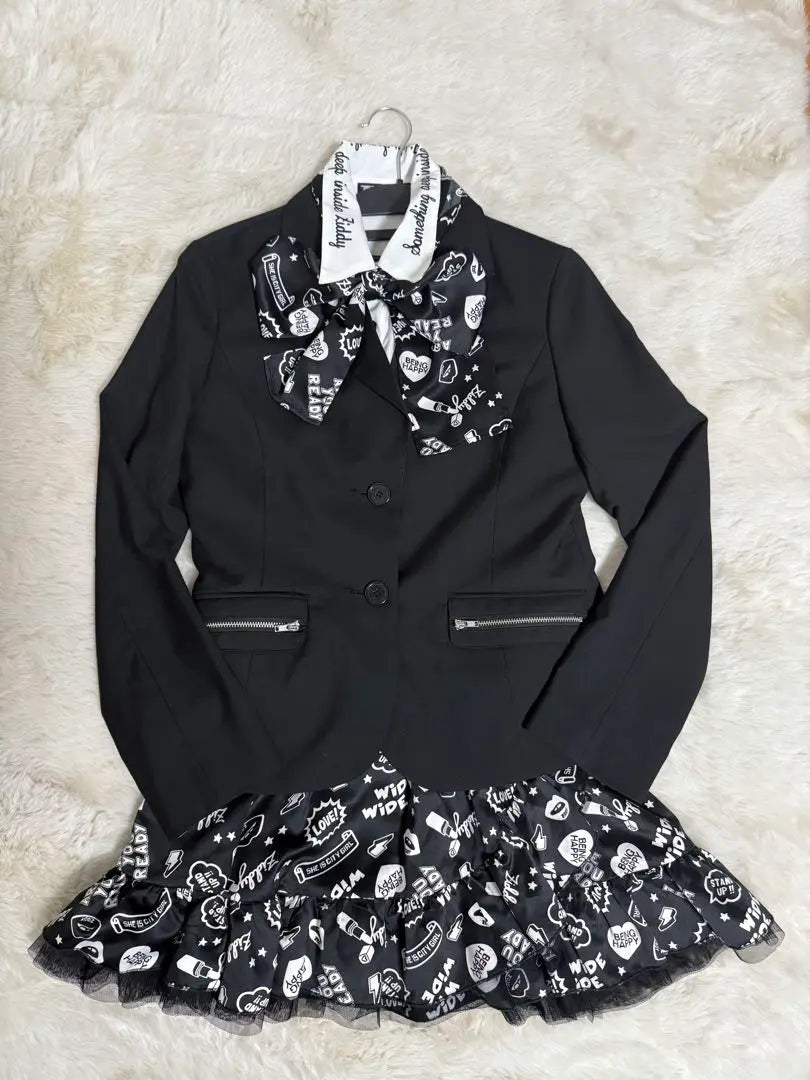 Beauty ZIDDY Conjunto de chaqueta Traje formal de ceremonia de graduación | 美品 Ziddy ブレザーセット 卒業式 フォーマルスーツ