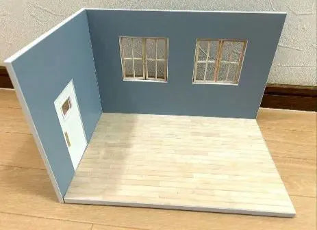 Tipo magnético [Tablero de fondo] Casa de muñecas en miniatura *Hecha a mano