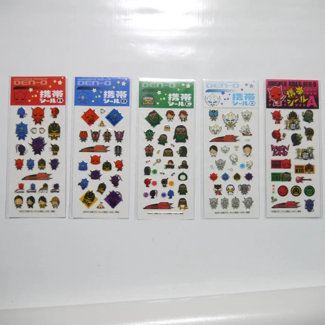 ❀⓵ New Kamen Rider Den-O Mobile Sticker Sticker 5 Pieces Set Ishimori Pro 5 Pieces