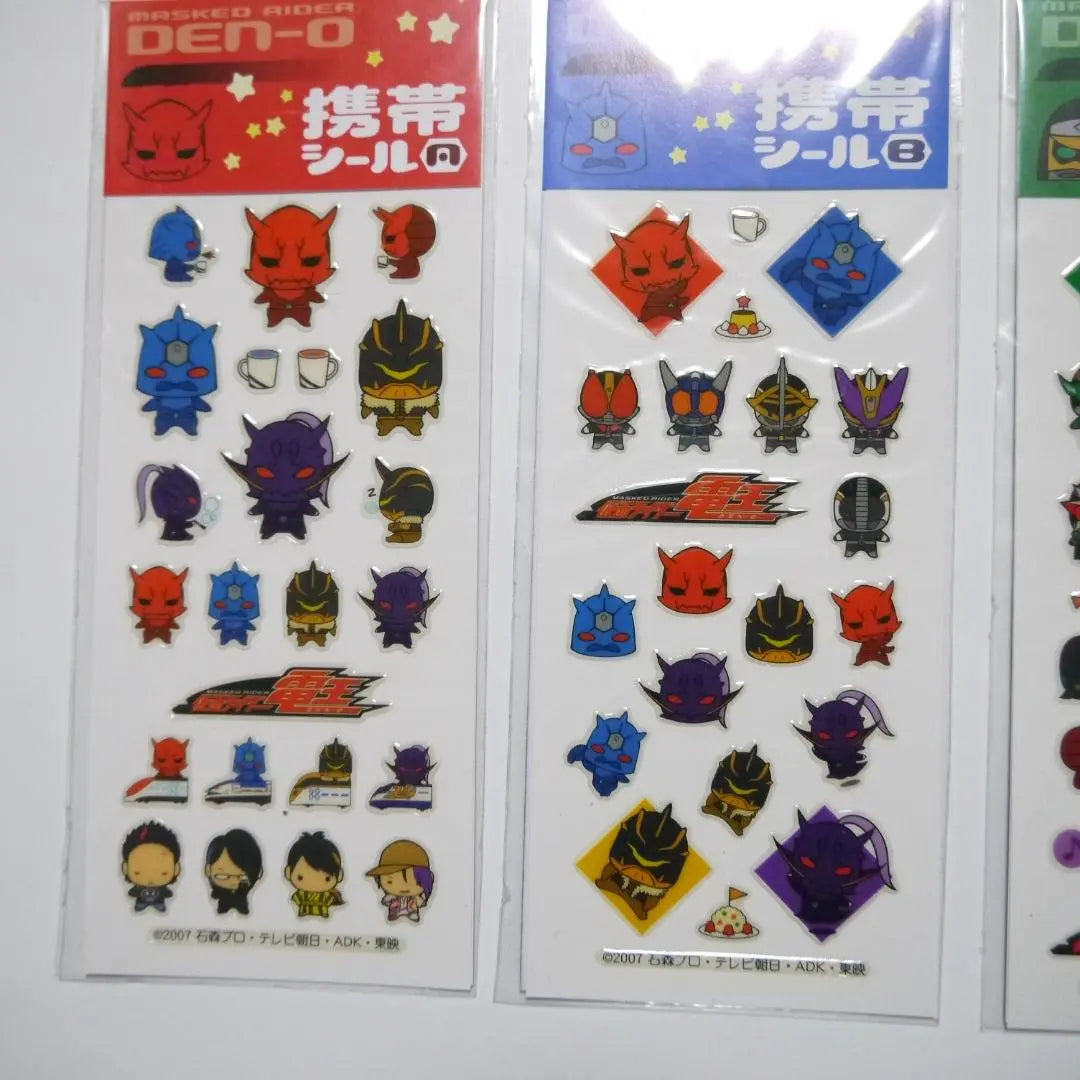 ❀⓵ New Kamen Rider Den-O Mobile Sticker Sticker 5 Pieces Set Ishimori Pro 5 Pieces