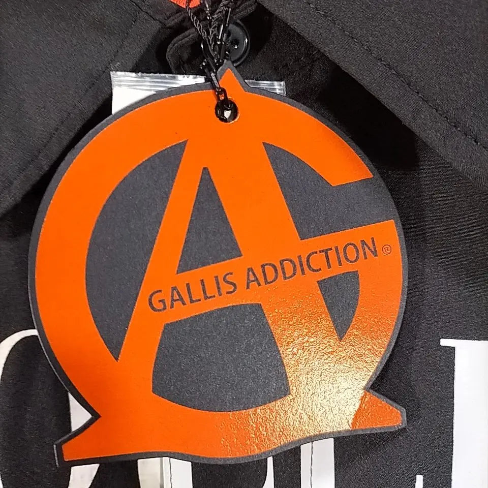 ☆Novedad☆Camiseta de gran tamaño Galis Addiction con logotipo en el centro y sexy en color negro