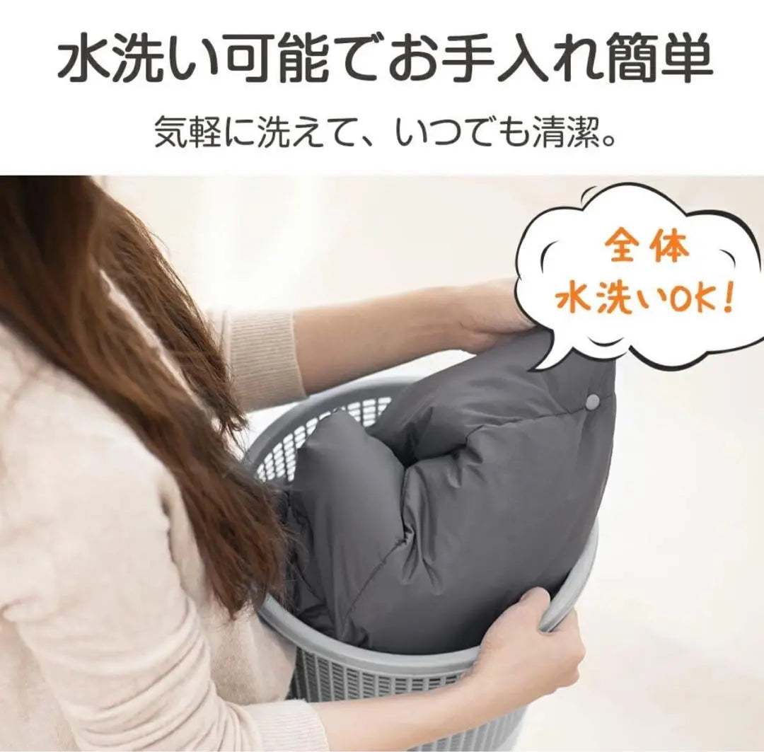 Gray Polyester Blanket Electric Heater with 4000mAh Battery