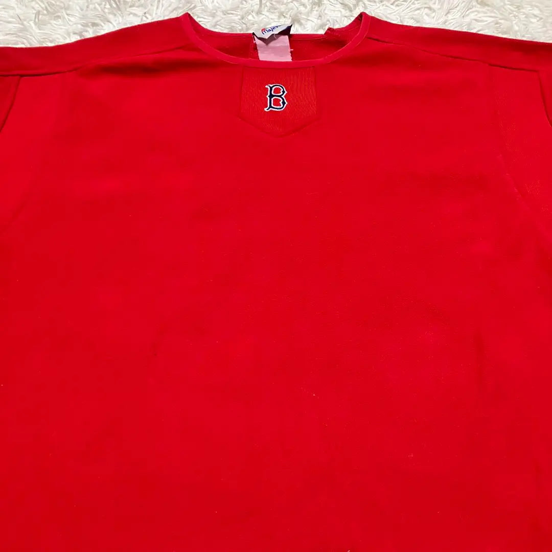 {Camiseta de manga larga Majestic Fleece de los MLB Red Sox, talla grande, segunda mano}