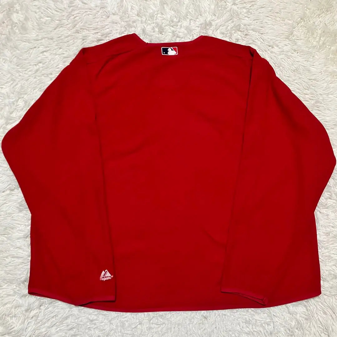 {Pre-owned big size} mlb red sox majestic fleece L/S