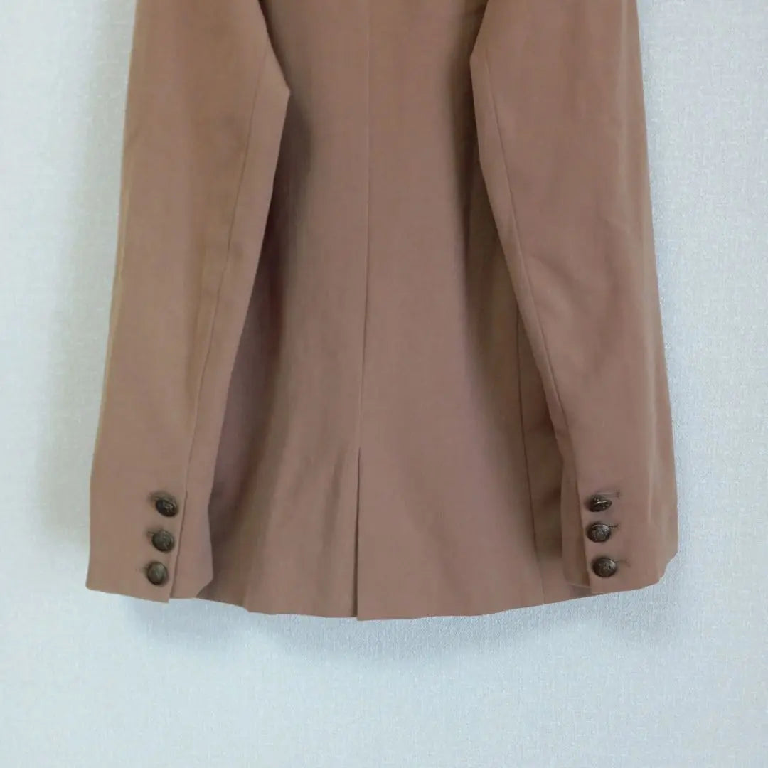 Chaqueta Entallada Cinema Club Single L Forro De Rayas Camel Elegante | シネマクラブ テーラードジャケット シングル Ｌ キャメル 裏地ストライプ 上品