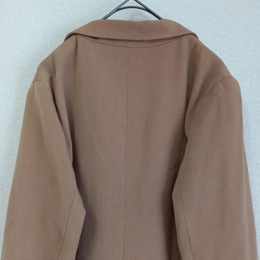 Chaqueta Entallada Cinema Club Single L Forro De Rayas Camel Elegante | シネマクラブ テーラードジャケット シングル Ｌ キャメル 裏地ストライプ 上品