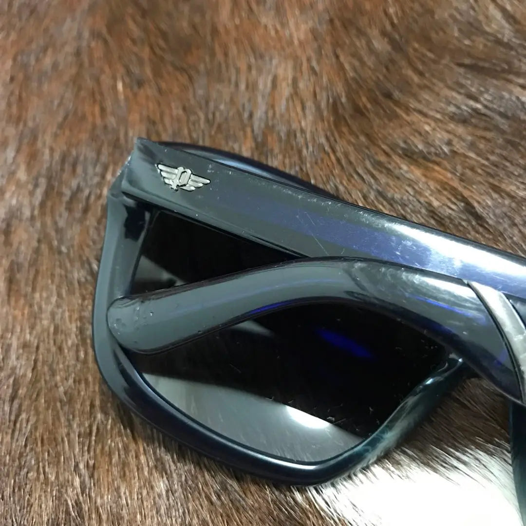 Branded used clothing! Made in Italy POLICE sunglasses, clear navy gradient