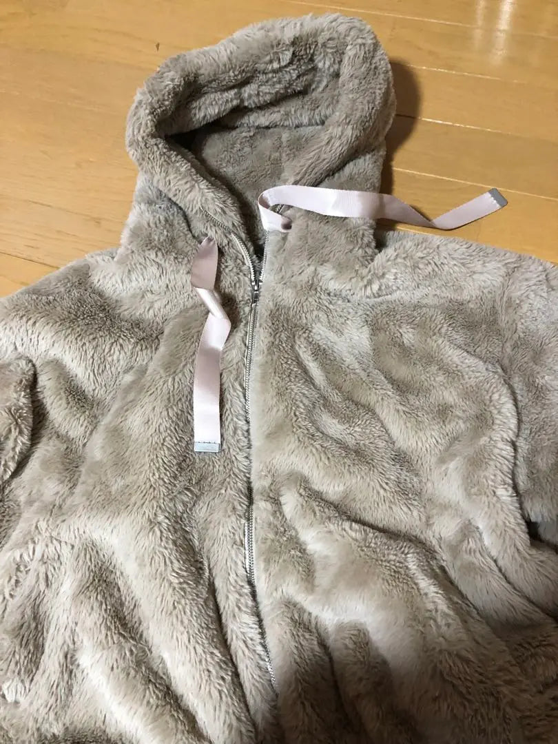 corners hooded boa blouson fur coat boa coat coat fur