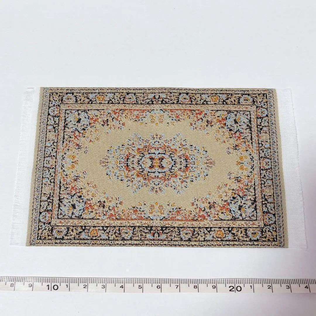 4-piece Persian rug style rug miniature doll house