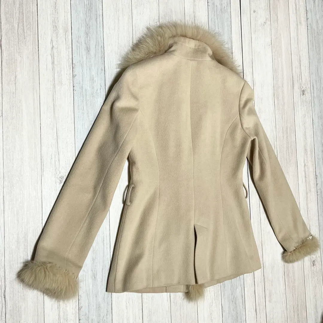 LIME STONE Fur coat Fur jacket Beige