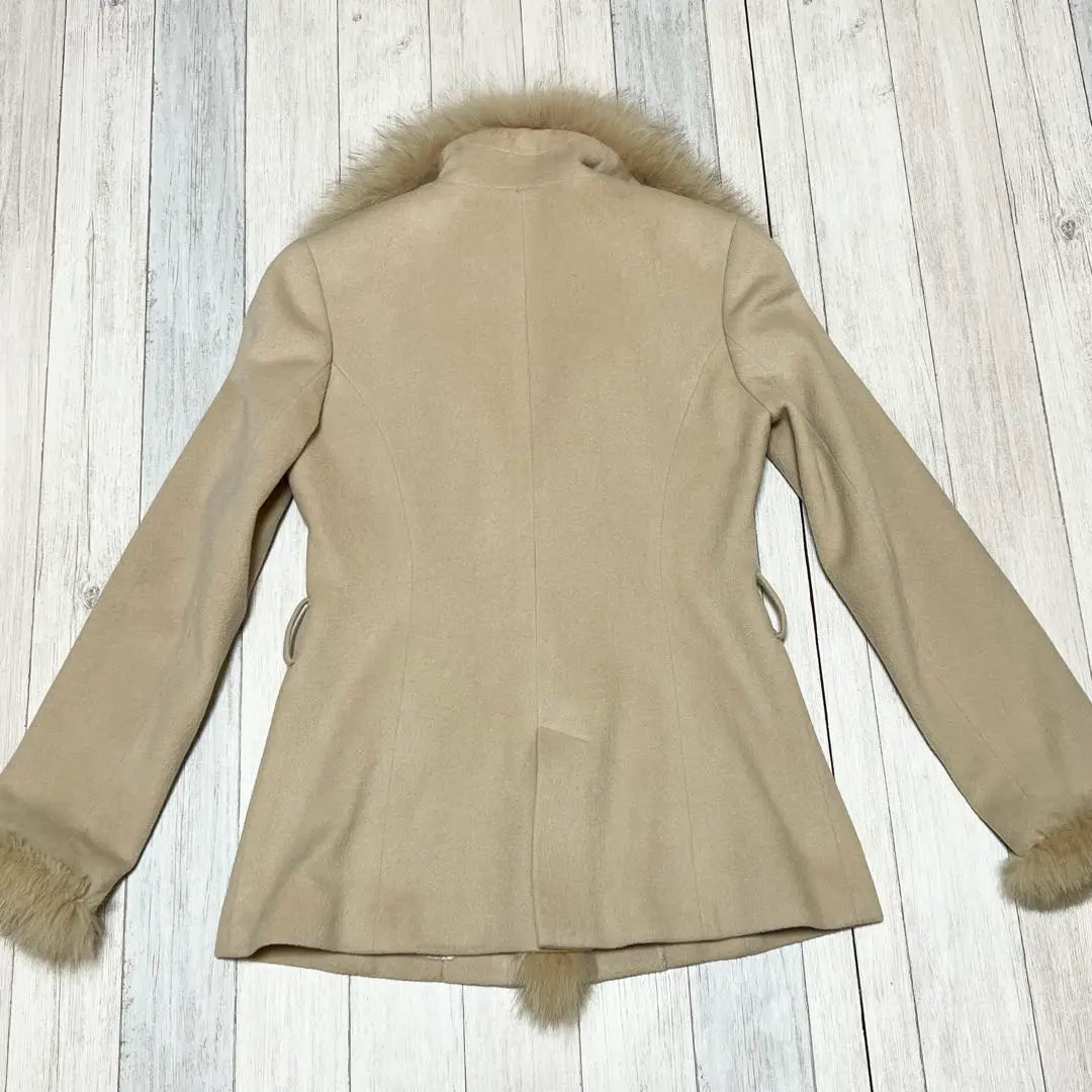 LIME STONE Fur coat Fur jacket Beige