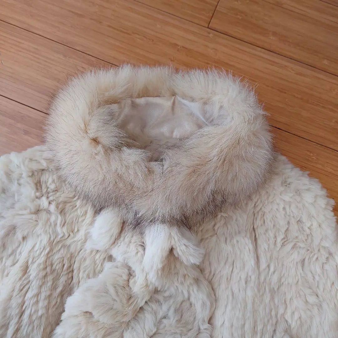 [New/with tag] LA RIVA BIANCA Fur Coat Rabbit Fox