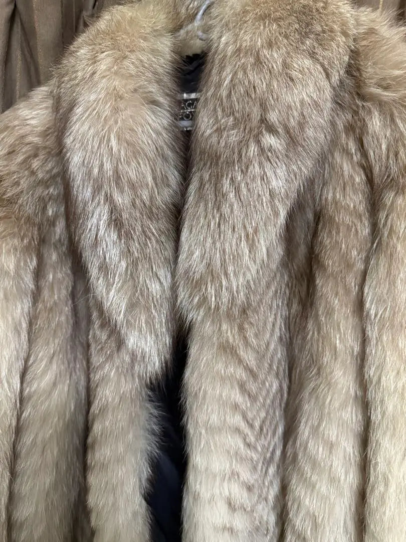 2.6 million luxury SAGA FOX Saga Fox fur long fur coat