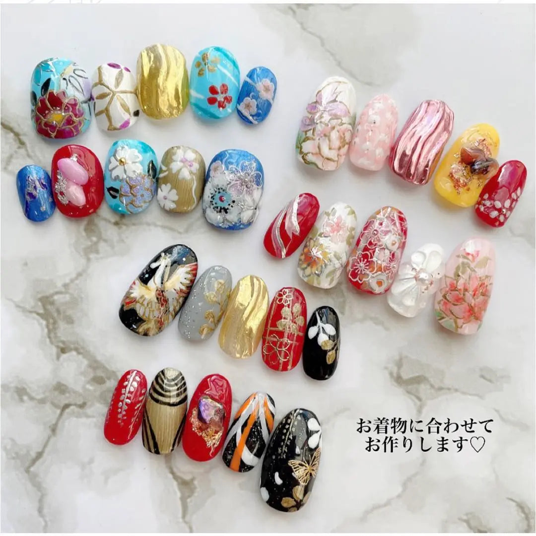 Leave it to us to fully custom-made Japanese nail tips ♡2023