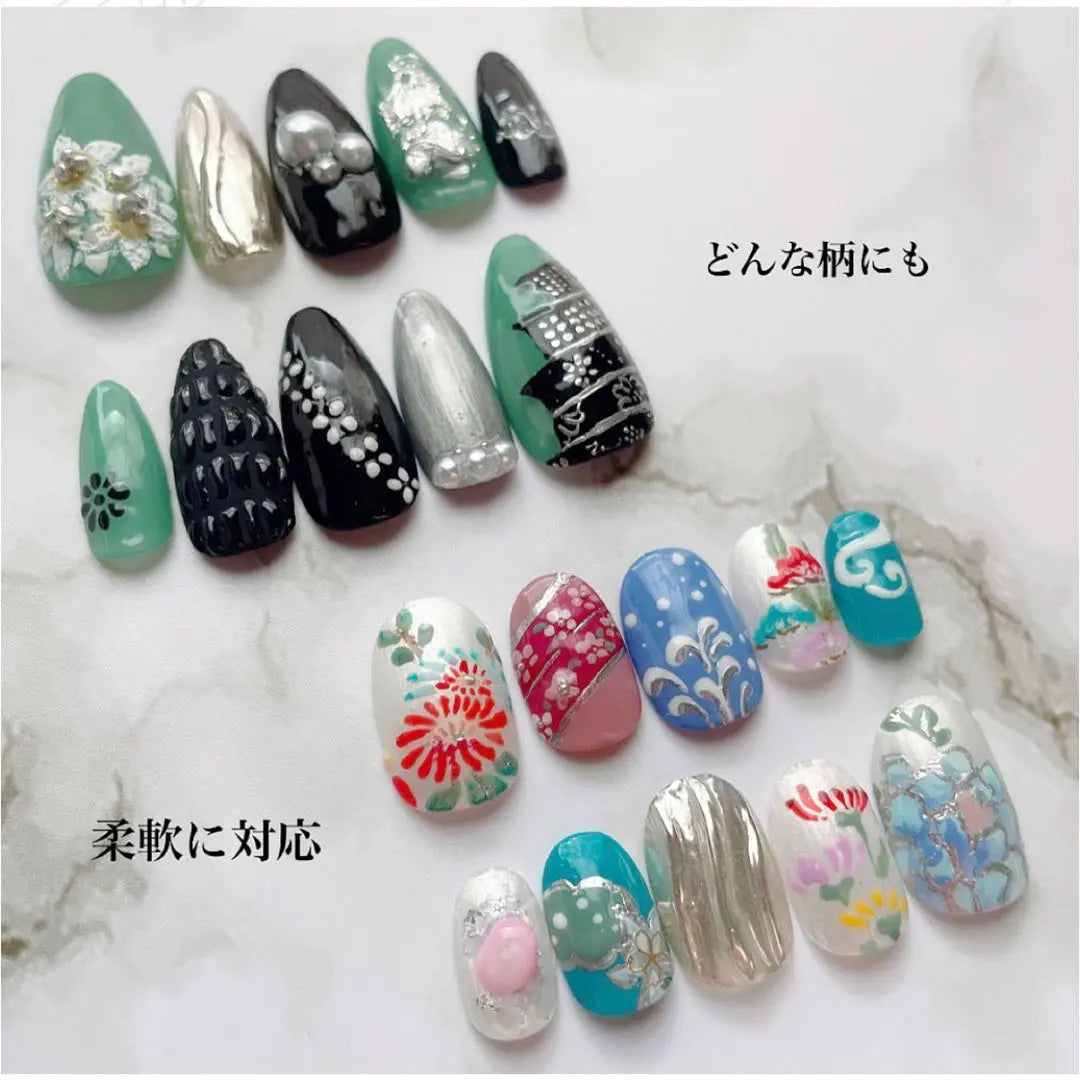 Déjanos a nosotros la creación de uñas japonesas totalmente personalizadas ♡2023