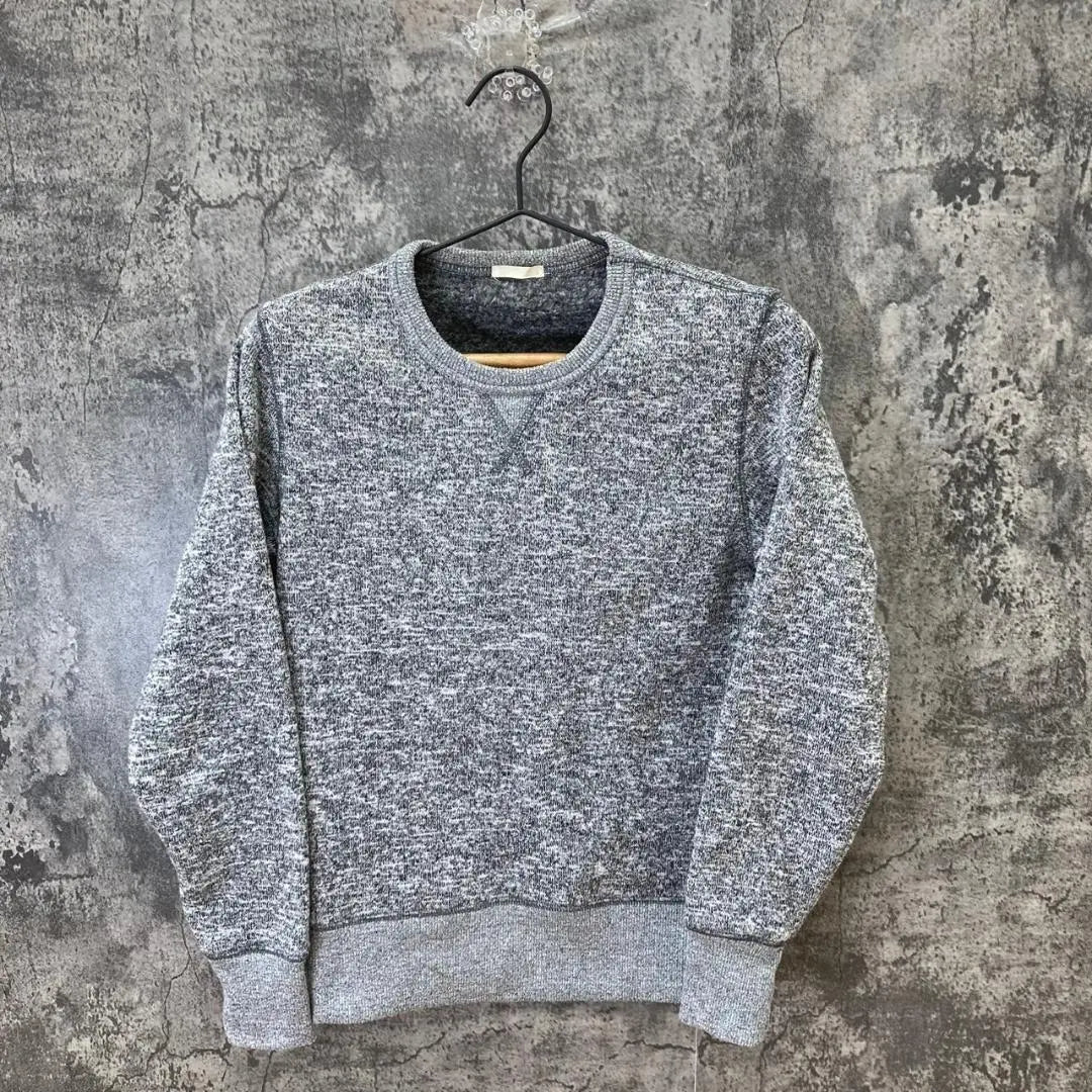 ★GU★GU★Sweatshirt★Gray★Polyester★Fleece-lined★Men's (S)