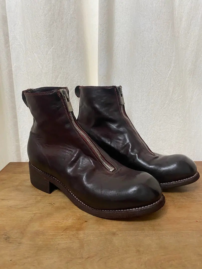 GUIDI PL1 Front jip boots Brown 40 size fitting on