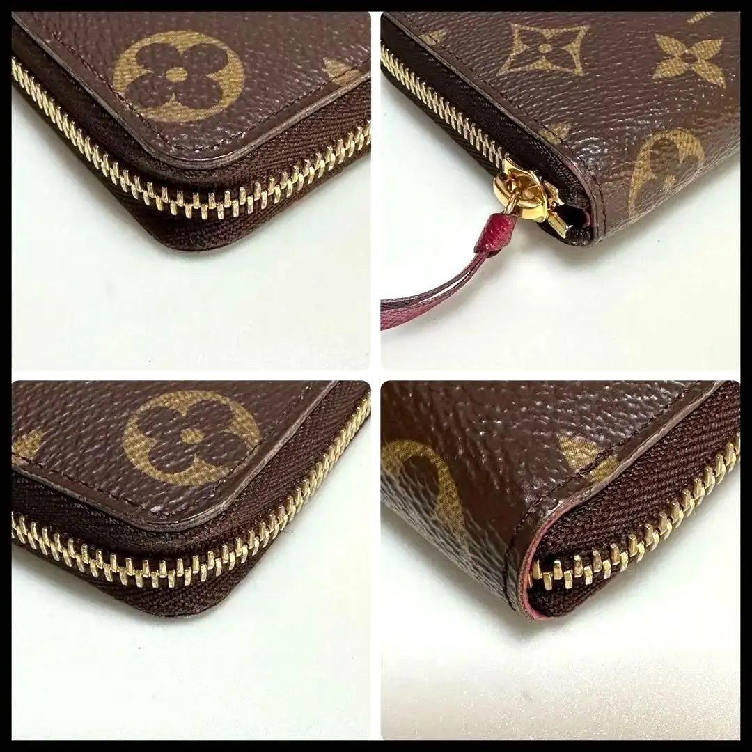 Cartera larga Louis Vuitton Portefeuille Clemence genuina M60742 IC Tip | 正規品 ルイヴィトン ポルトフォイユ・クレマンス長財布 M60742 ICチップ