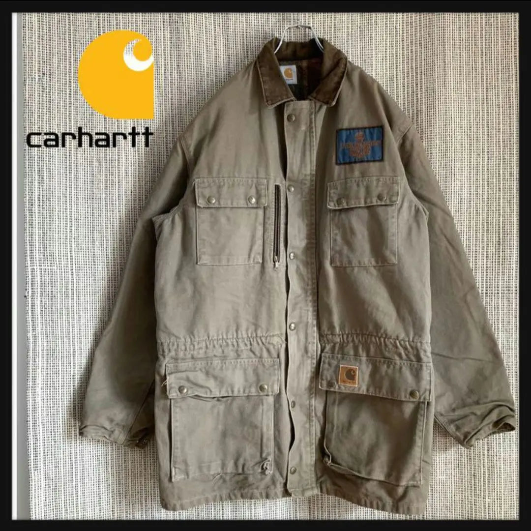 Rare 90s CARHARTT Duck Coverall Blanket Lining XL