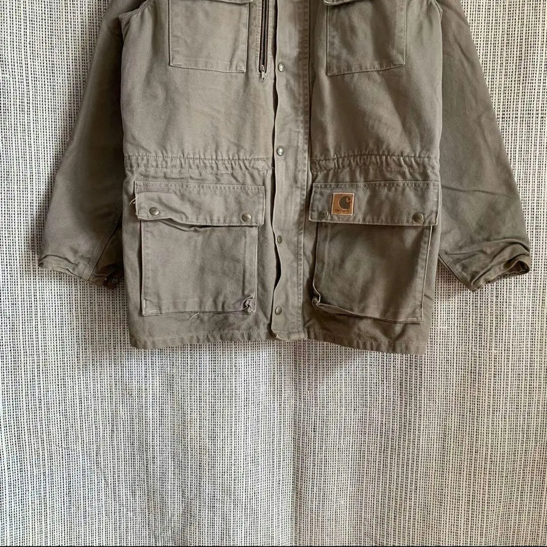 Rare 90s CARHARTT Duck Coverall Blanket Lining XL