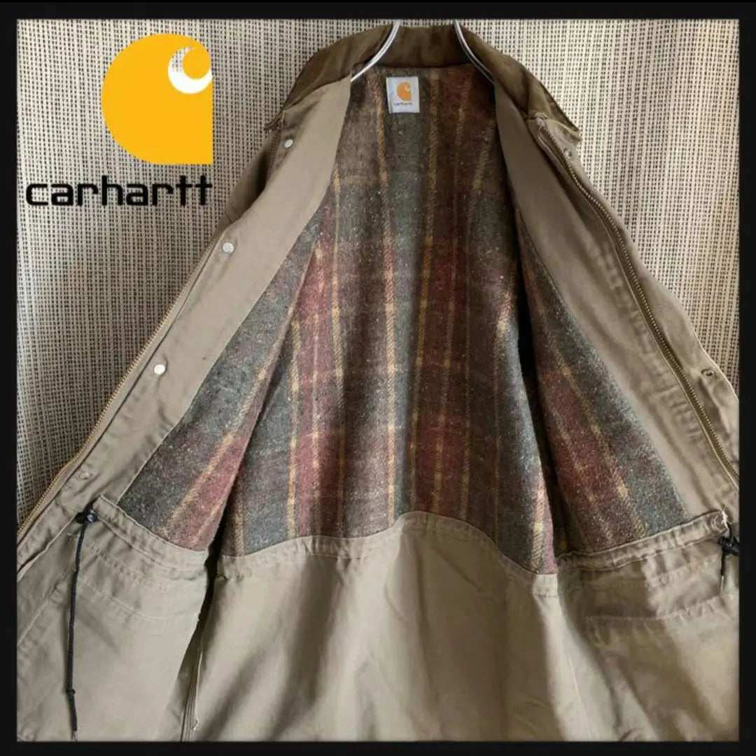 Rare 90s CARHARTT Duck Coverall Blanket Lining XL