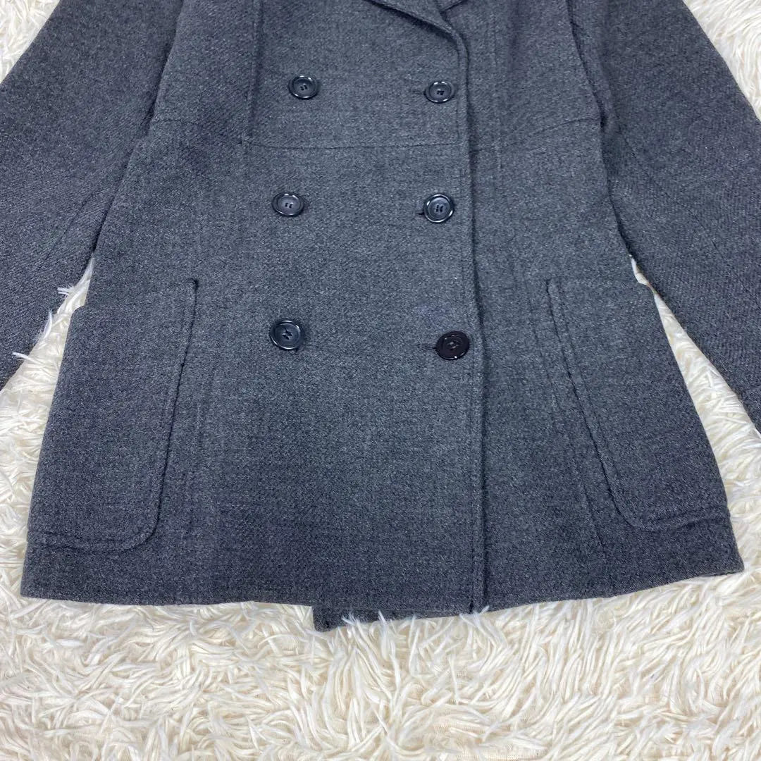 [Luxury] P coat, short length, S size, natural beauty basic