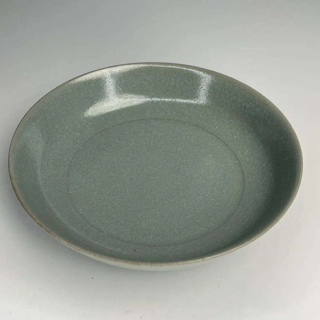 Official kiln, green magnetic disc, Chinese pottery, Chinese art, antiques, S52