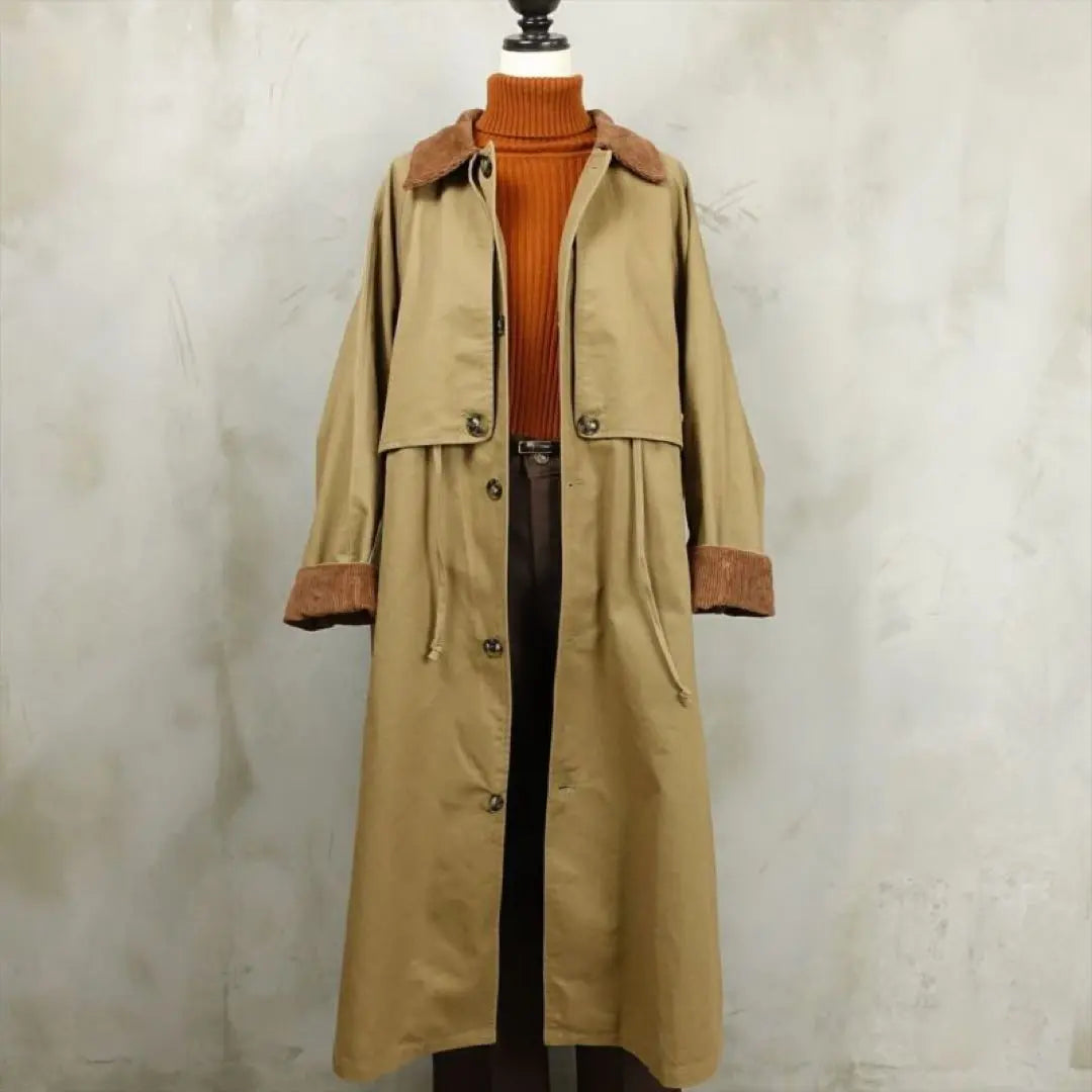 Fafatt Corduroy Switch Trench Coat