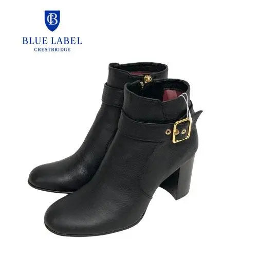 ○★Botas cortas Blue Label Crest Bridge, nuevas, sin usar, talla S, color negro