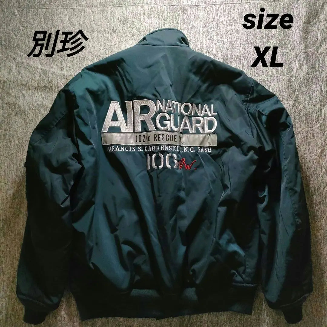 XL Avirex New York A.N.G Flight Jacket Patch Embroidered