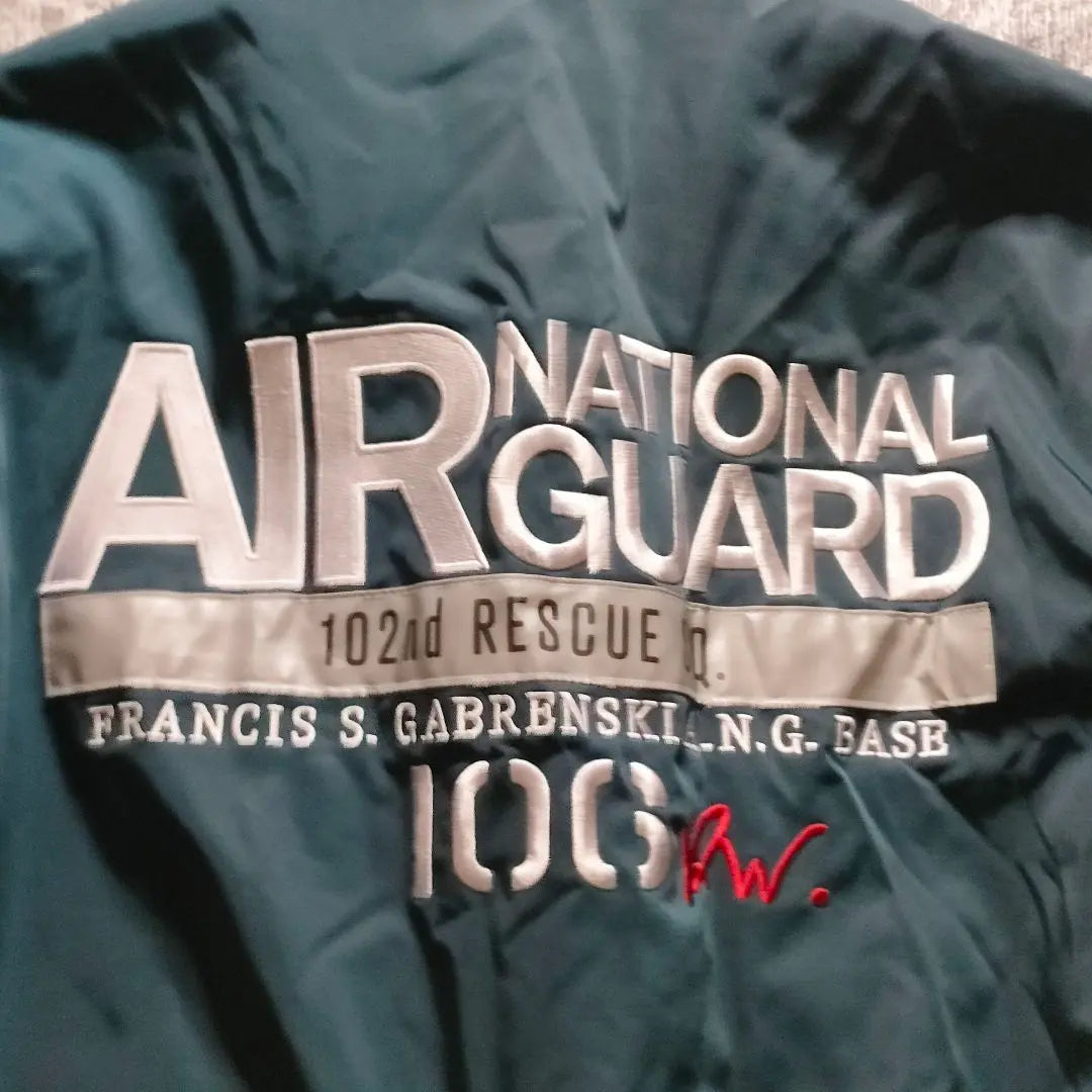 XL Avirex New York A.N.G Flight Jacket Patch Embroidered