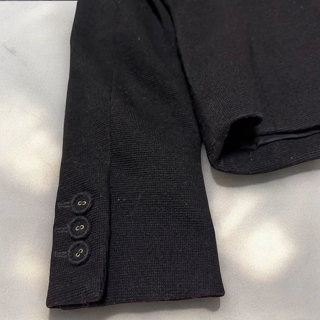 [Survey] enquete tailored jacket M black thick simple business